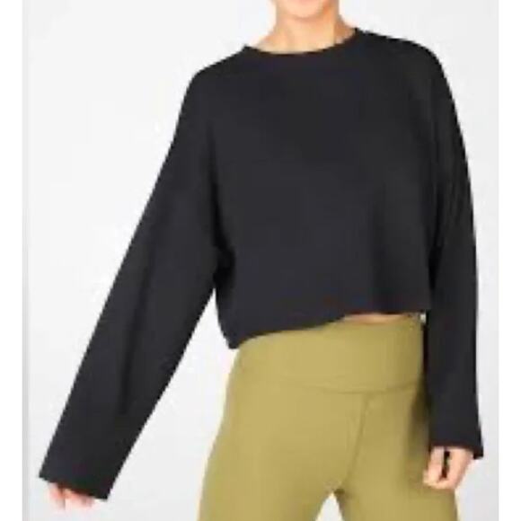 Fabletics Sweatshirt open tie back size XXL - Picture 2 of 4